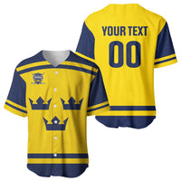 Custom Hockey 2026 Sweden Baseball Jersey Tre Kronor Go Champions - Wonder Print Shop