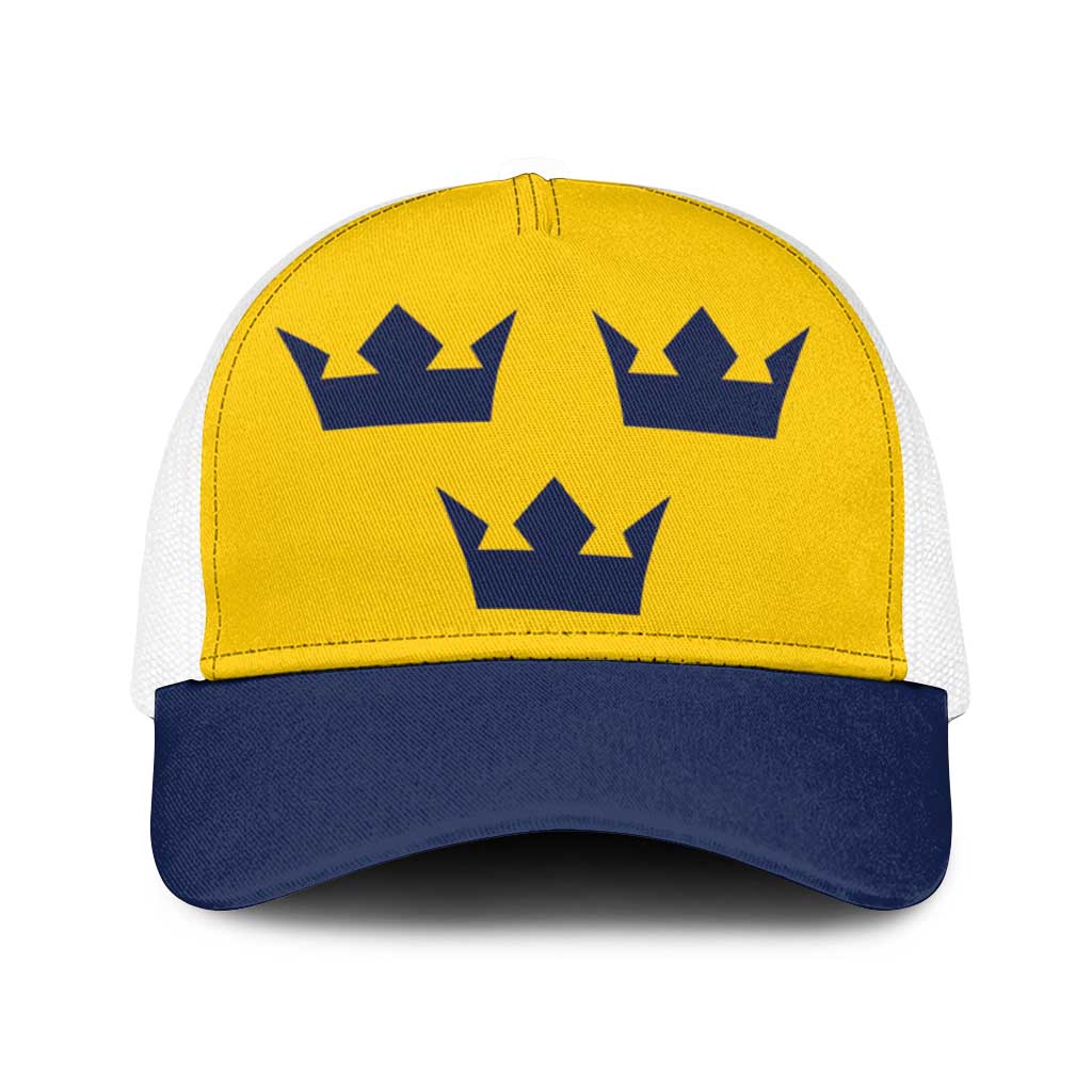 Hockey 2026 Sweden Baseball Net Cap Tre Kronor Go Champions