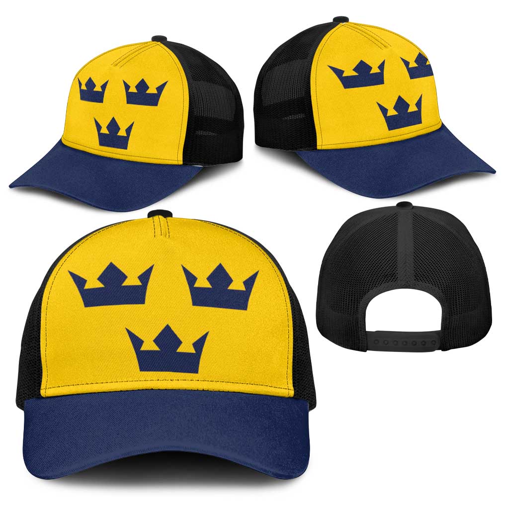 Hockey 2026 Sweden Baseball Net Cap Tre Kronor Go Champions