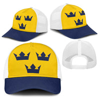 Hockey 2026 Sweden Baseball Net Cap Tre Kronor Go Champions