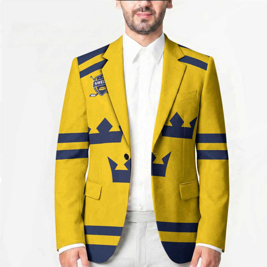 Custom Hockey 2026 Sweden Blazer Tre Kronor Go Champions - Wonder Print Shop