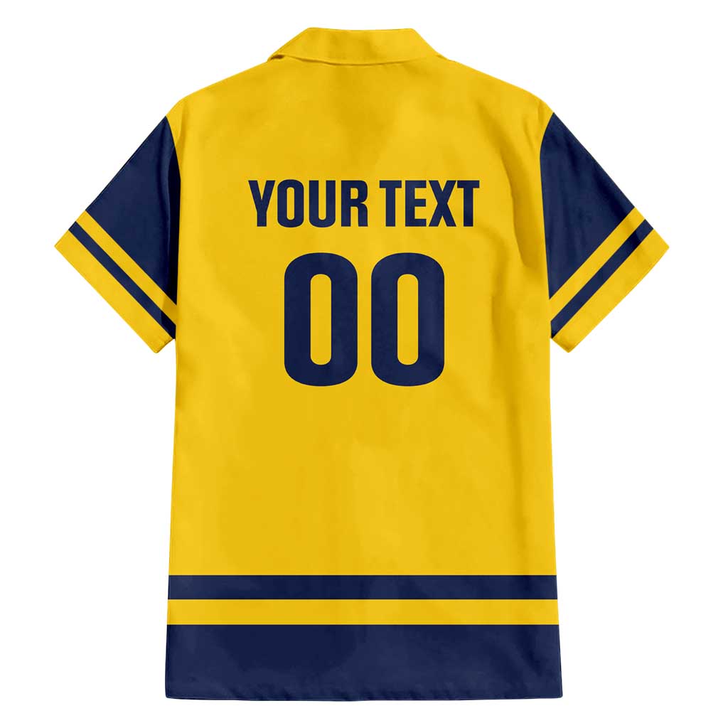 Custom Hockey 2026 Sweden Hawaiian Shirt Tre Kronor Go Champions - Wonder Print Shop
