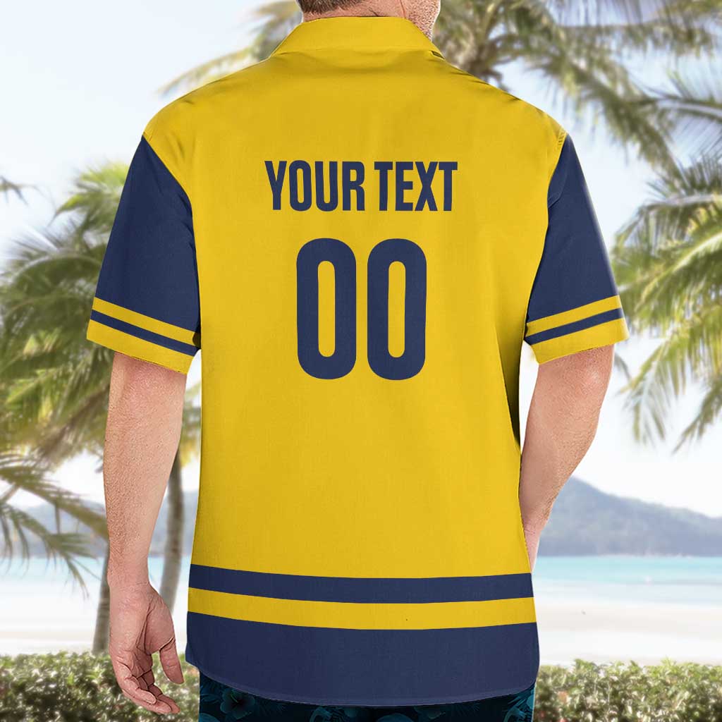 Custom Hockey 2026 Sweden Hawaiian Shirt Tre Kronor Go Champions - Wonder Print Shop
