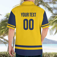Custom Hockey 2026 Sweden Hawaiian Shirt Tre Kronor Go Champions - Wonder Print Shop