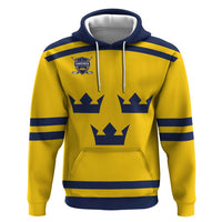 Custom Hockey 2026 Sweden Hoodie Tre Kronor Go Champions - Wonder Print Shop