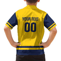 Custom Hockey 2026 Sweden Kid Hawaiian Shirt Tre Kronor Go Champions - Wonder Print Shop