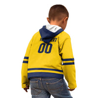 Custom Hockey 2026 Sweden Kid Hoodie Tre Kronor Go Champions - Wonder Print Shop