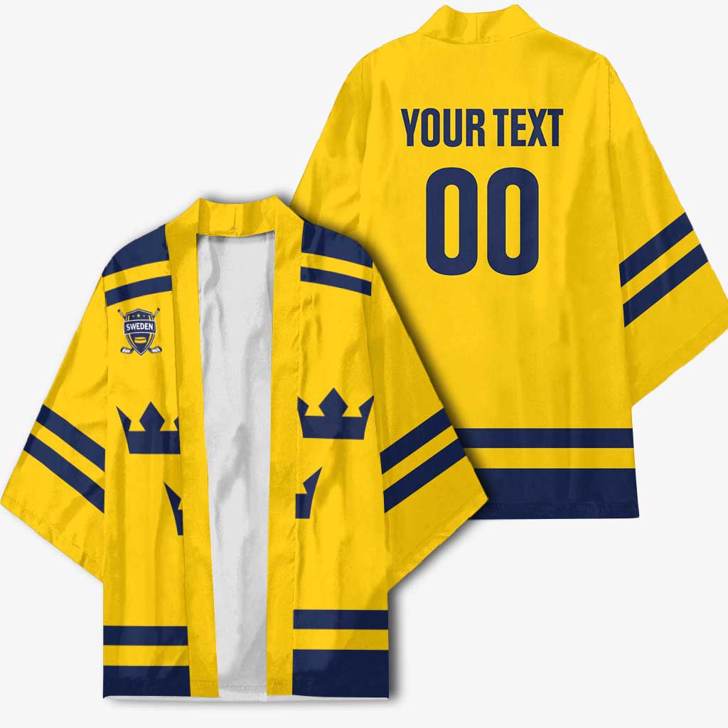 Custom Hockey 2026 Sweden Kimono Tre Kronor Go Champions - Wonder Print Shop