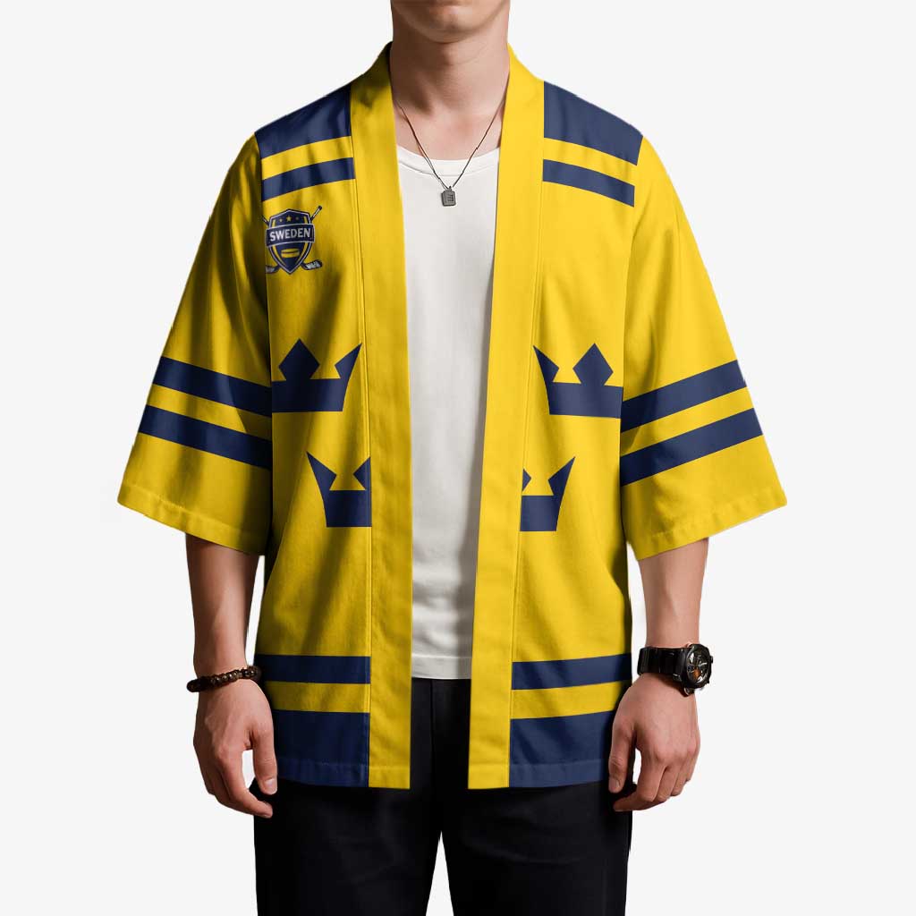 Custom Hockey 2026 Sweden Kimono Tre Kronor Go Champions - Wonder Print Shop