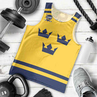 Custom Hockey 2026 Sweden Men Tank Top Tre Kronor Go Champions - Wonder Print Shop