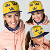Hockey 2026 Sweden Mesh Trucker Cap Tre Kronor Go Champions