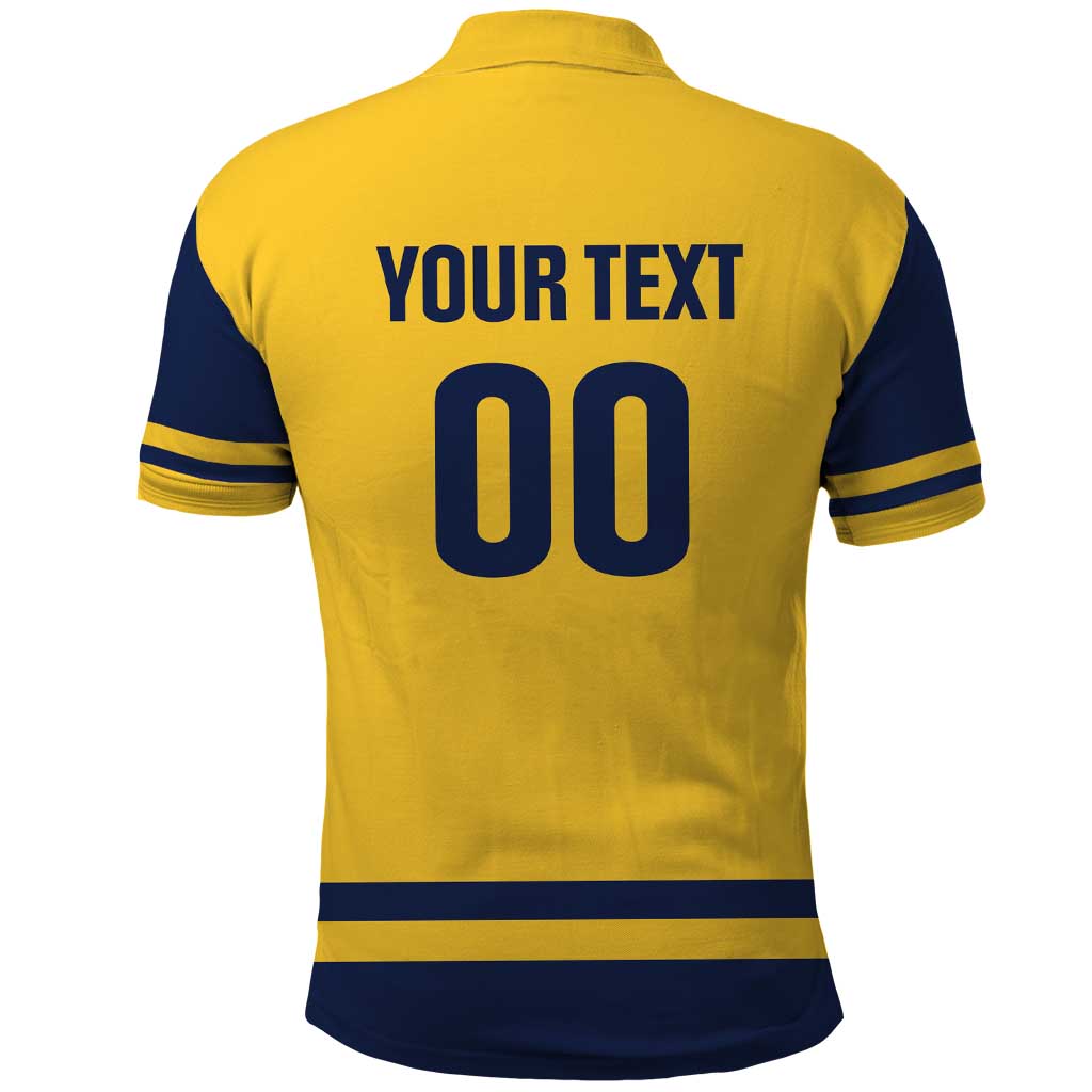 Custom Hockey 2026 Sweden Polo Shirt Tre Kronor Go Champions - Wonder Print Shop