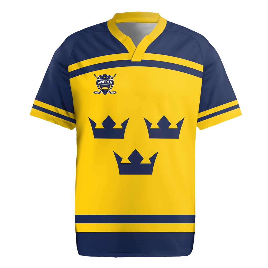 Custom Hockey 2026 Sweden Rugby Jersey Tre Kronor Go Champions - Wonder Print Shop