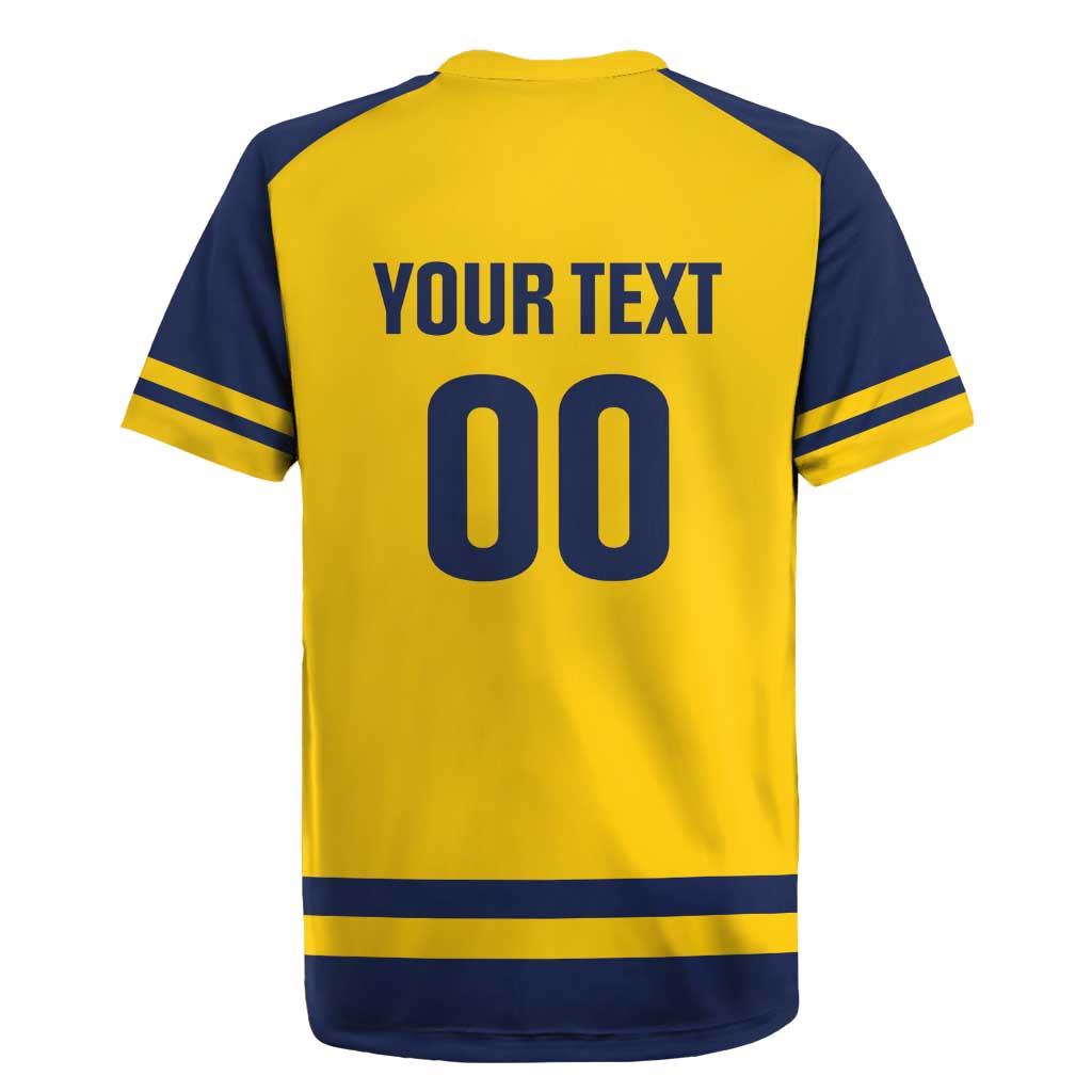 Custom Hockey 2026 Sweden Rugby Jersey Tre Kronor Go Champions - Wonder Print Shop