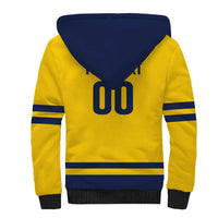 Custom Hockey 2026 Sweden Sherpa Hoodie Tre Kronor Go Champions - Wonder Print Shop
