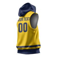 Custom Hockey 2026 Sweden Sleeveless Hoodie Tre Kronor Go Champions - Wonder Print Shop