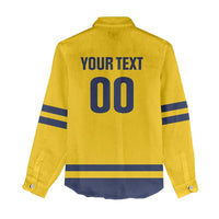 Custom Hockey 2026 Sweden Women Casual Shirt Tre Kronor Go Champions - Wonder Print Shop
