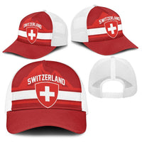 Hockey 2026 Switzerland Baseball Net Cap Go Champions La Nati