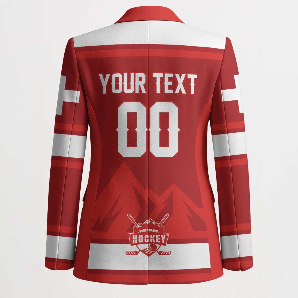 Custom Hockey 2026 Switzerland Blazer Go Champions La Nati - Wonder Print Shop