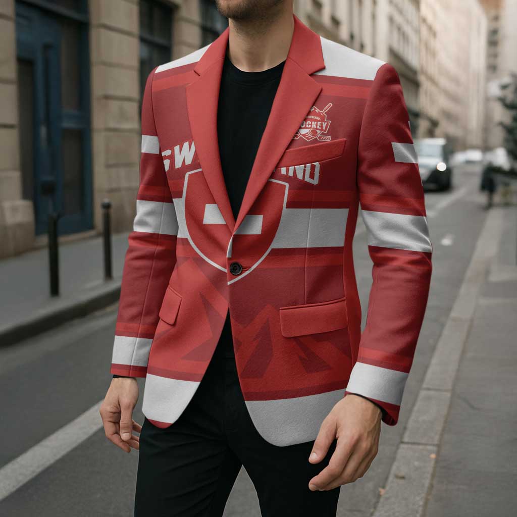Custom Hockey 2026 Switzerland Blazer Go Champions La Nati - Wonder Print Shop