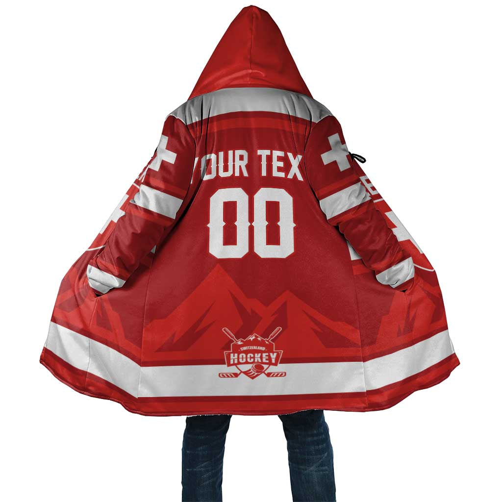 Custom Hockey 2026 Switzerland Cloak Go Champions La Nati - Wonder Print Shop