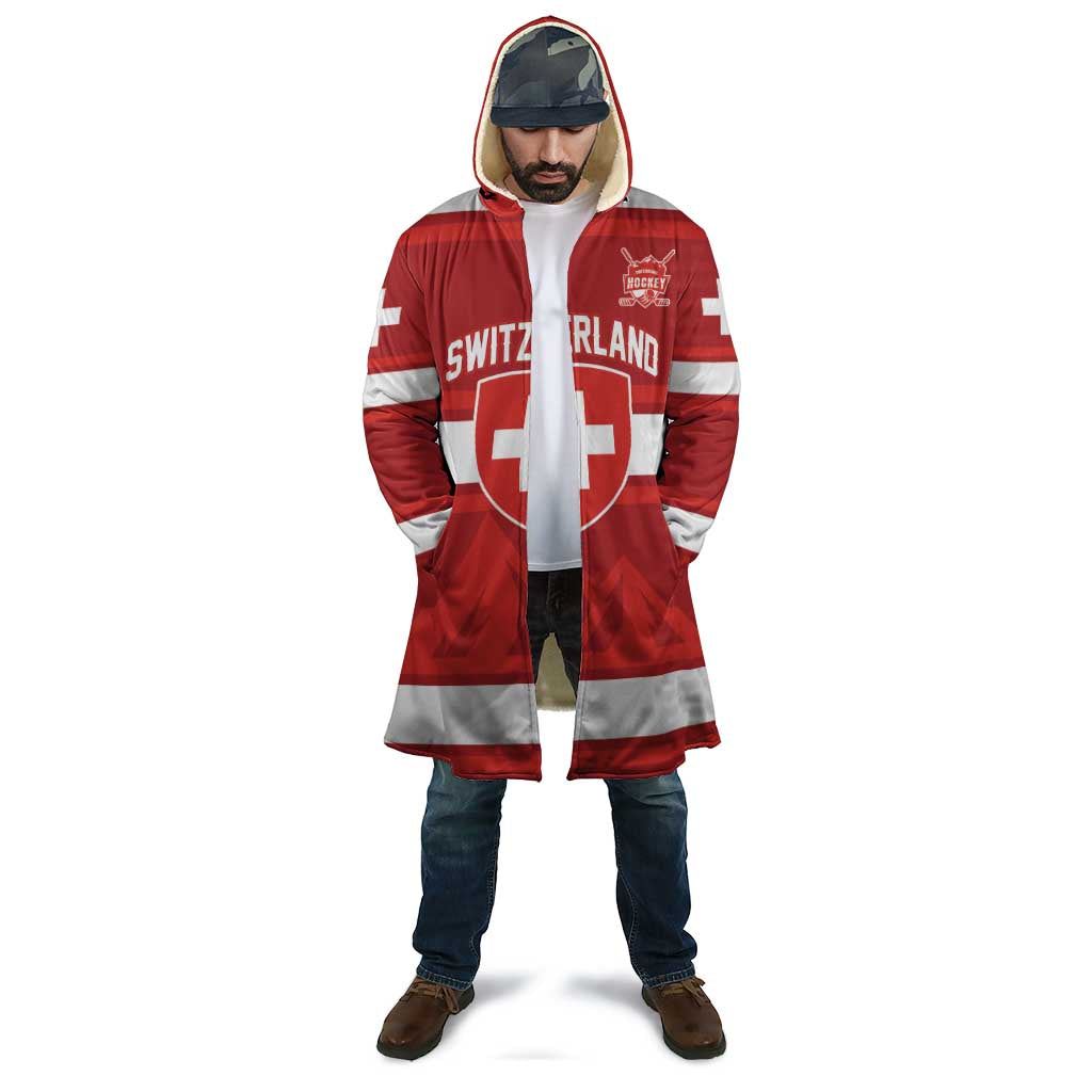 Custom Hockey 2026 Switzerland Cloak Go Champions La Nati - Wonder Print Shop