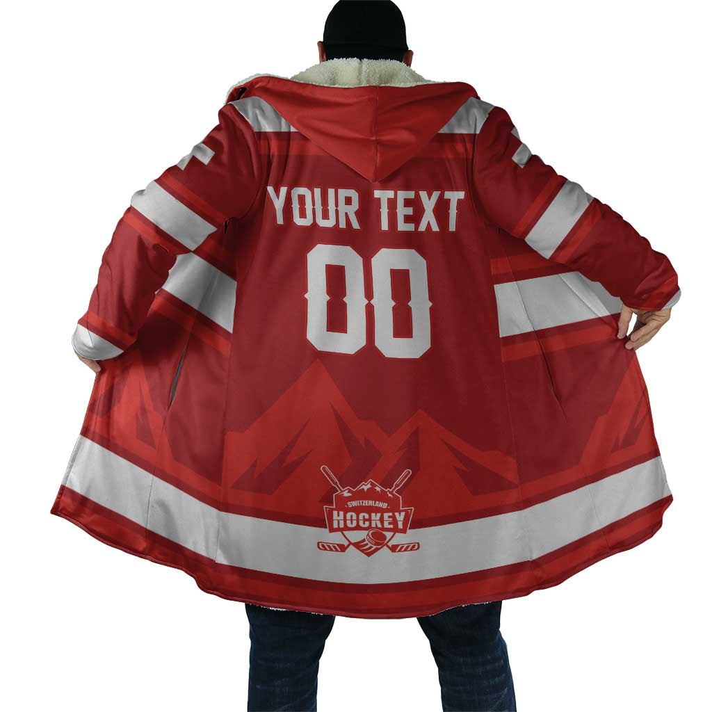 Custom Hockey 2026 Switzerland Cloak Go Champions La Nati - Wonder Print Shop