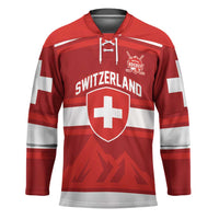 Custom Hockey 2026 Switzerland Hockey Jersey Go Champions La Nati - Wonder Print Shop
