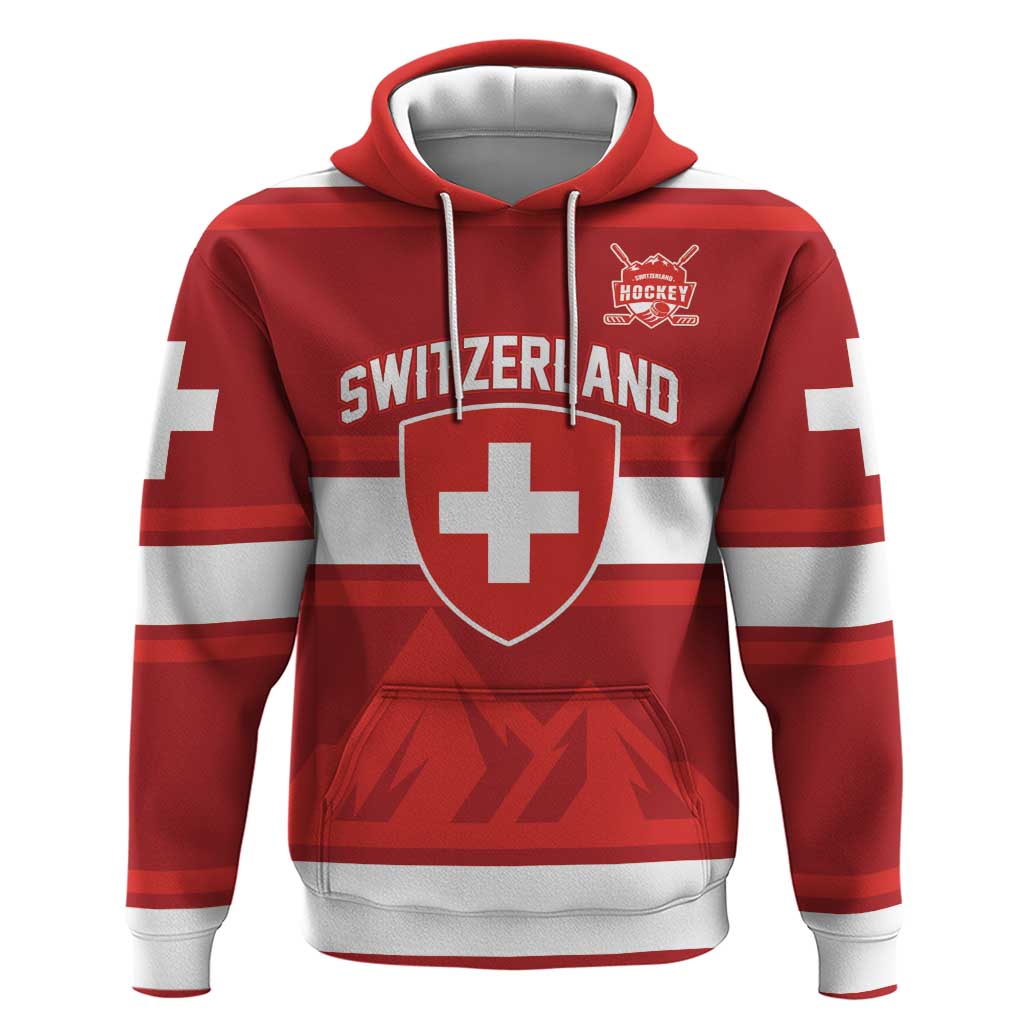 Custom Hockey 2026 Switzerland Hoodie Go Champions La Nati - Wonder Print Shop