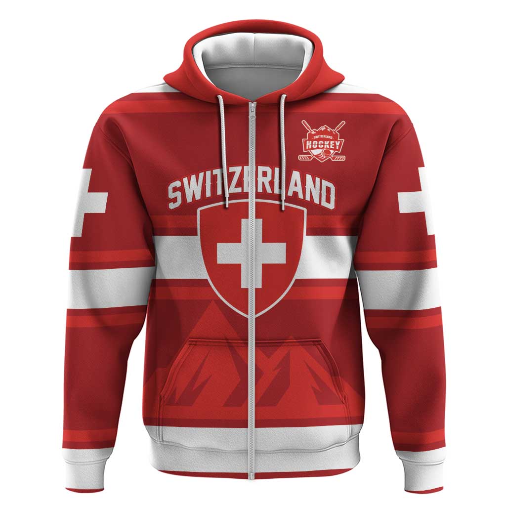 Custom Hockey 2026 Switzerland Hoodie Go Champions La Nati - Wonder Print Shop