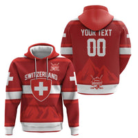 Custom Hockey 2026 Switzerland Hoodie Go Champions La Nati - Wonder Print Shop