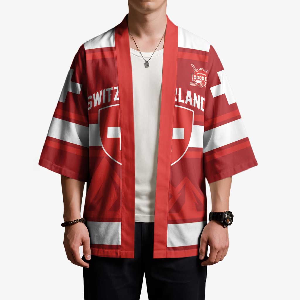 Custom Hockey 2026 Switzerland Kimono Go Champions La Nati - Wonder Print Shop