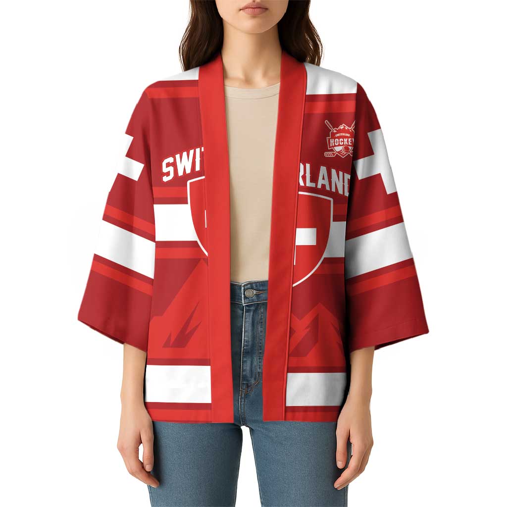 Custom Hockey 2026 Switzerland Kimono Go Champions La Nati - Wonder Print Shop