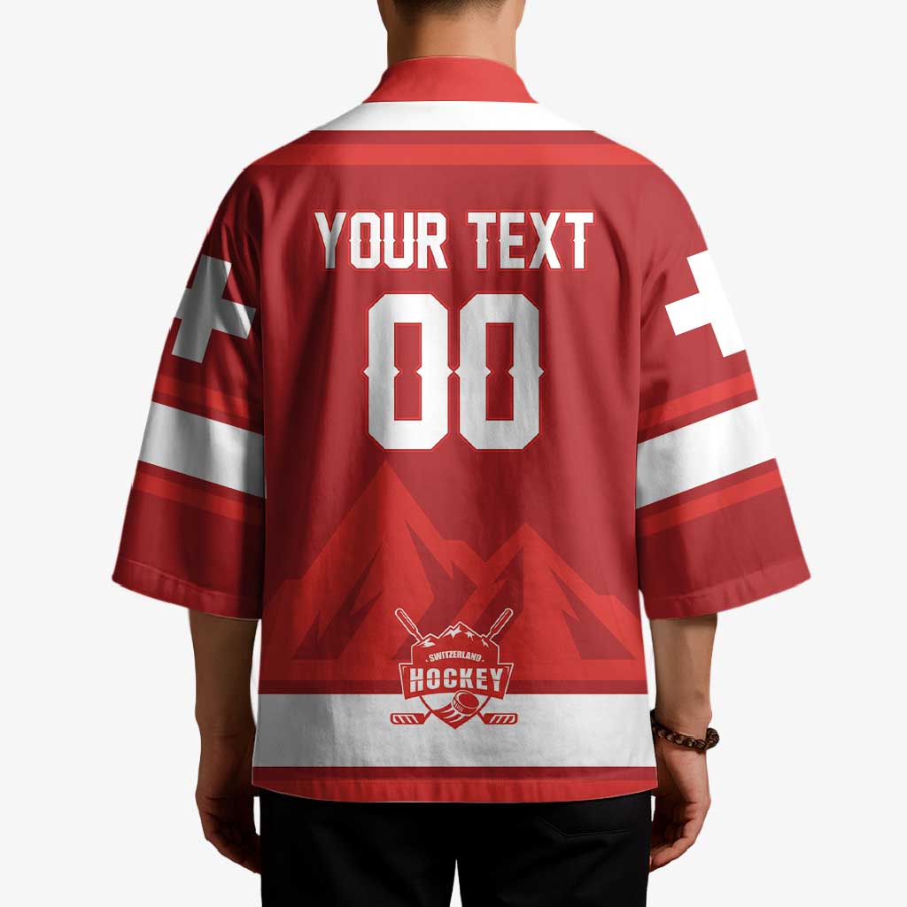 Custom Hockey 2026 Switzerland Kimono Go Champions La Nati - Wonder Print Shop