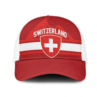 Hockey 2026 Switzerland Mesh Trucker Cap Go Champions La Nati