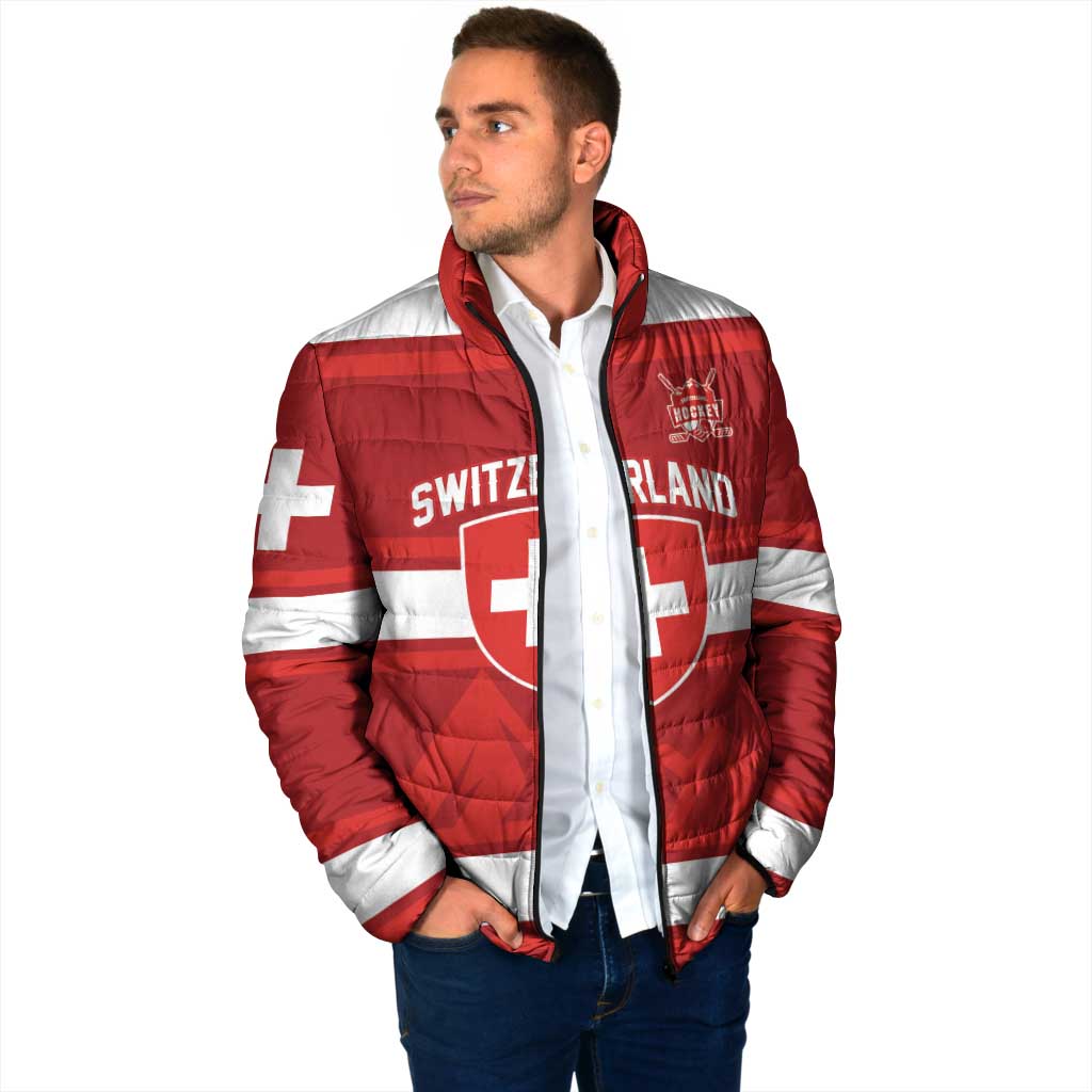 Custom Hockey 2026 Switzerland Padded Jacket Go Champions La Nati - Wonder Print Shop
