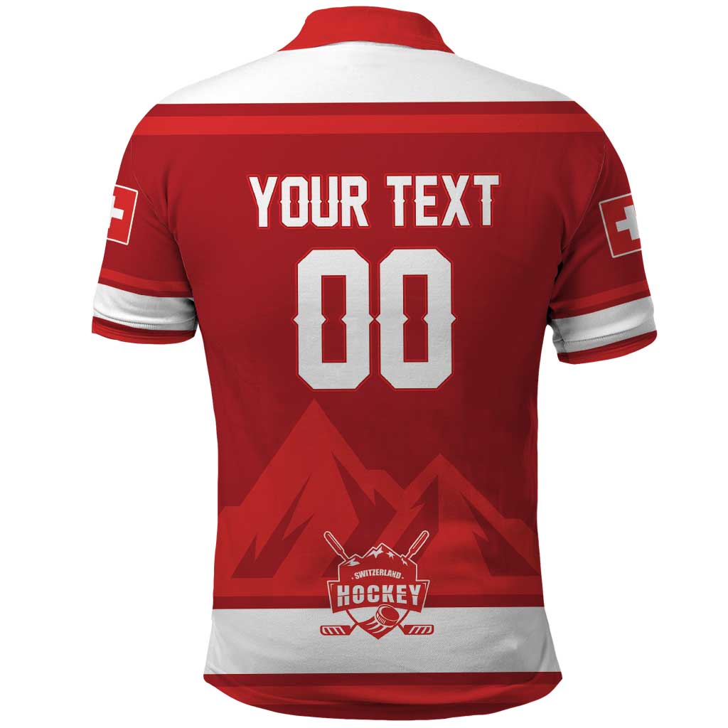 Custom Hockey 2026 Switzerland Polo Shirt Go Champions La Nati - Wonder Print Shop