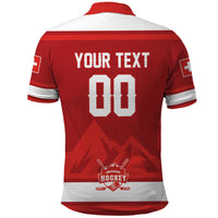 Custom Hockey 2026 Switzerland Polo Shirt Go Champions La Nati - Wonder Print Shop