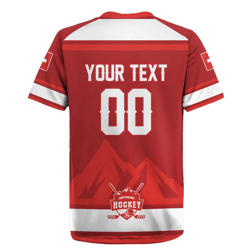 Custom Hockey 2026 Switzerland Rugby Jersey Go Champions La Nati - Wonder Print Shop