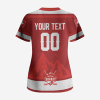 Custom Hockey 2026 Switzerland Scrub Top Go Champions La Nati - Wonder Print Shop