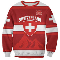 Custom Hockey 2026 Switzerland Sweatshirt Go Champions La Nati - Wonder Print Shop
