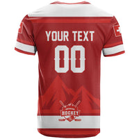 Custom Hockey 2026 Switzerland T Shirt Go Champions La Nati - Wonder Print Shop