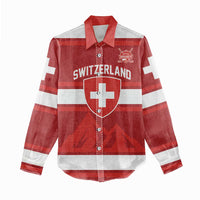 Custom Hockey 2026 Switzerland Women Casual Shirt Go Champions La Nati - Wonder Print Shop