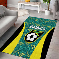 Jamaica Football Area Rug We Believe Reggae Boyz
