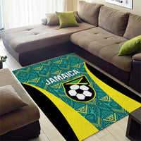 Jamaica Football Area Rug We Believe Reggae Boyz
