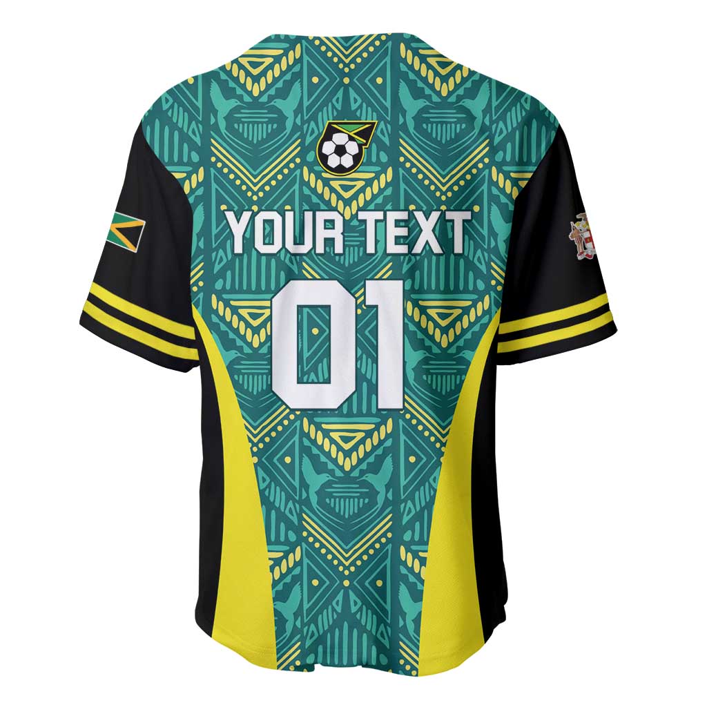 Custom Jamaica Football Baseball Jersey We Believe Reggae Boyz