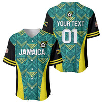Custom Jamaica Football Baseball Jersey We Believe Reggae Boyz