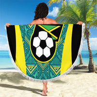 Jamaica Football Beach Blanket We Believe Reggae Boyz