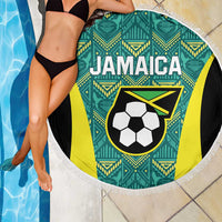 Jamaica Football Beach Blanket We Believe Reggae Boyz