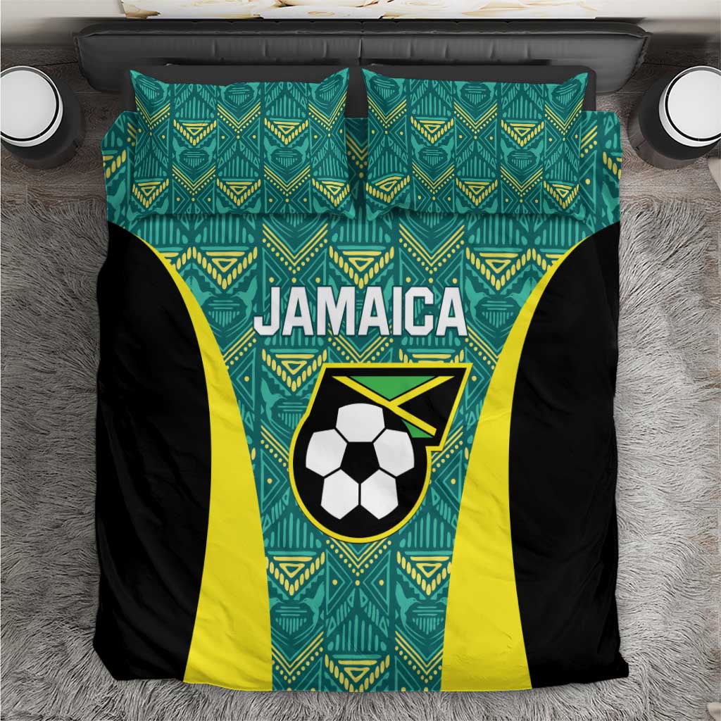 Jamaica Football Bedding Set We Believe Reggae Boyz